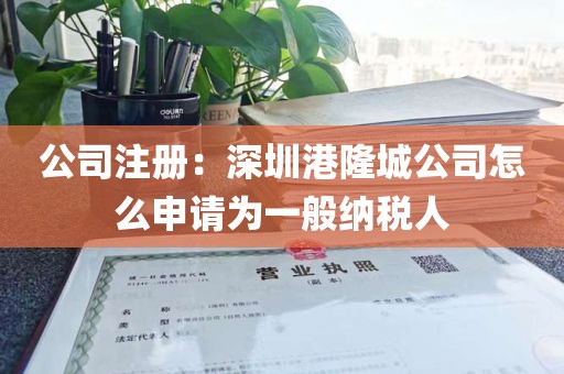 公司注册：深圳港隆城公司怎么申请为一般纳税人